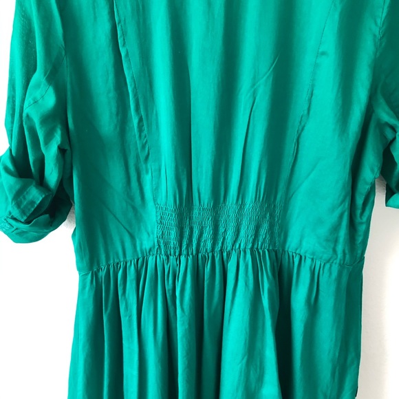 Anthropologie Moulinette Soeur Reed Emerald Dress - Picture 6 of 7